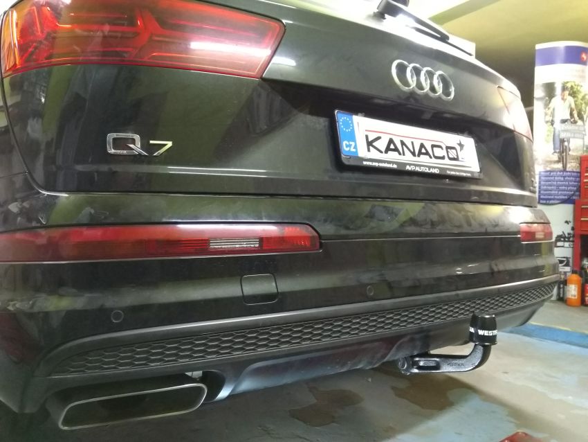 Tažné zařízení Audi Q7, od 2015 odnímatelný vertikální bajonet Westfalia