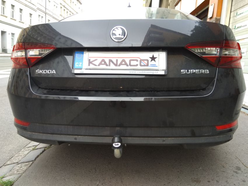 Tažné zařízení Škoda Superb III sedan+kombi / VW Passat sedan+kombi, od 2014 pevný čep Galia