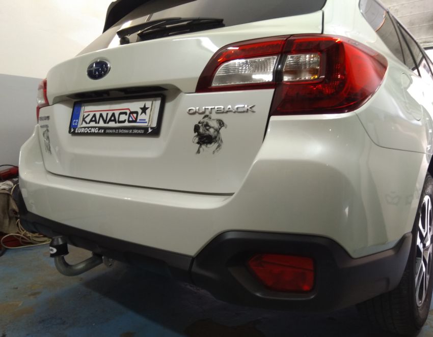 Tažné zařízení Subaru Outback 2015- , pevný čep na 2 šrouby