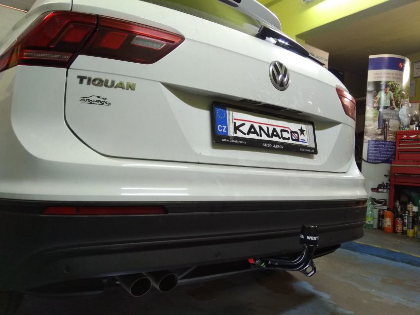 Tažné zařízení VW Tiguan 2016-, odnímatelný vertikální bajonet Westfalia